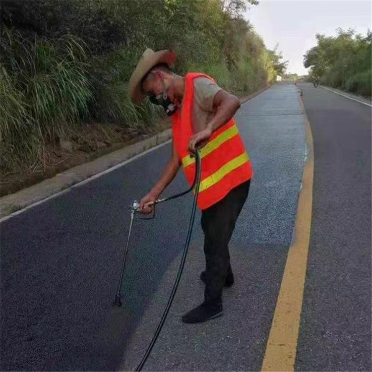 滨州 彩色防滑路面的底涂是保障路面附着力
